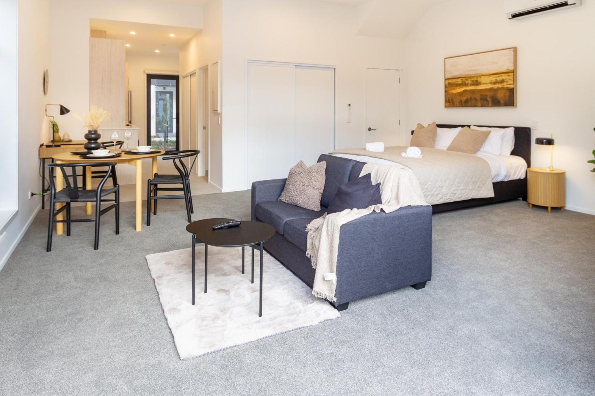 Single Level Studio, Cbd Escape: King Bed Christchurch Buitenkant foto